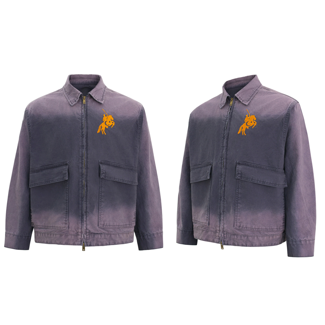 Omirad Vintage Washed Zip Jacket