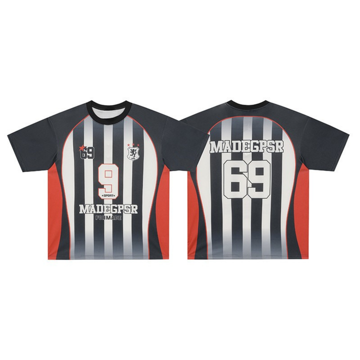 Omirad Vertical Stripe Number Performance Jersey