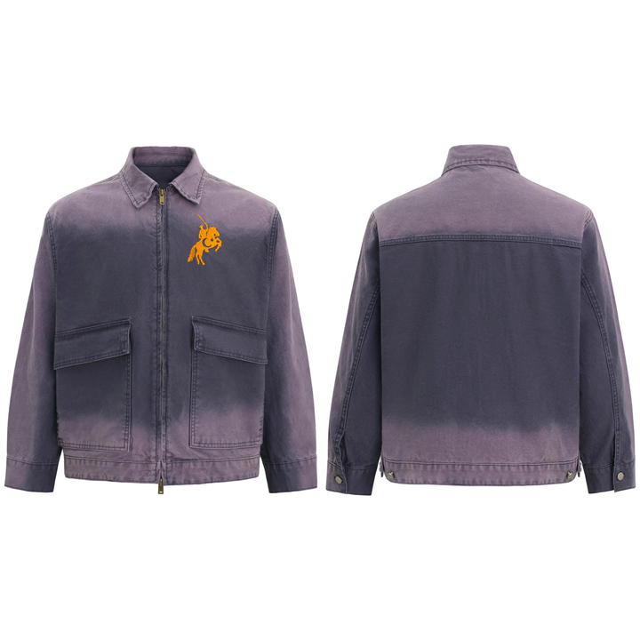 Omirad Vintage Washed Zip Jacket