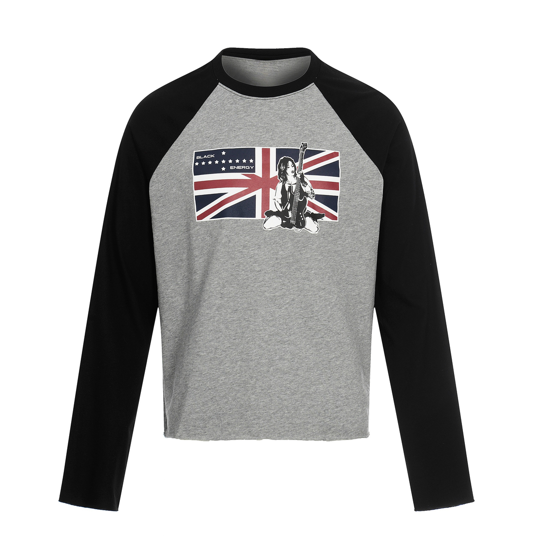 Omirad Union Flag Graphic Raglan Long Sleeve Tee