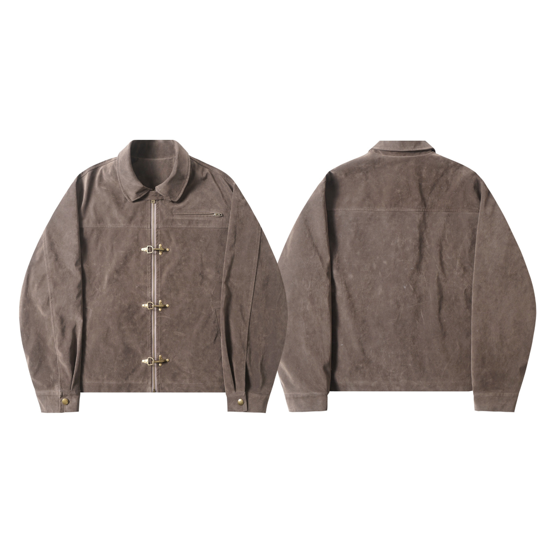 Omirad Vintage Toggle Zip Jacket