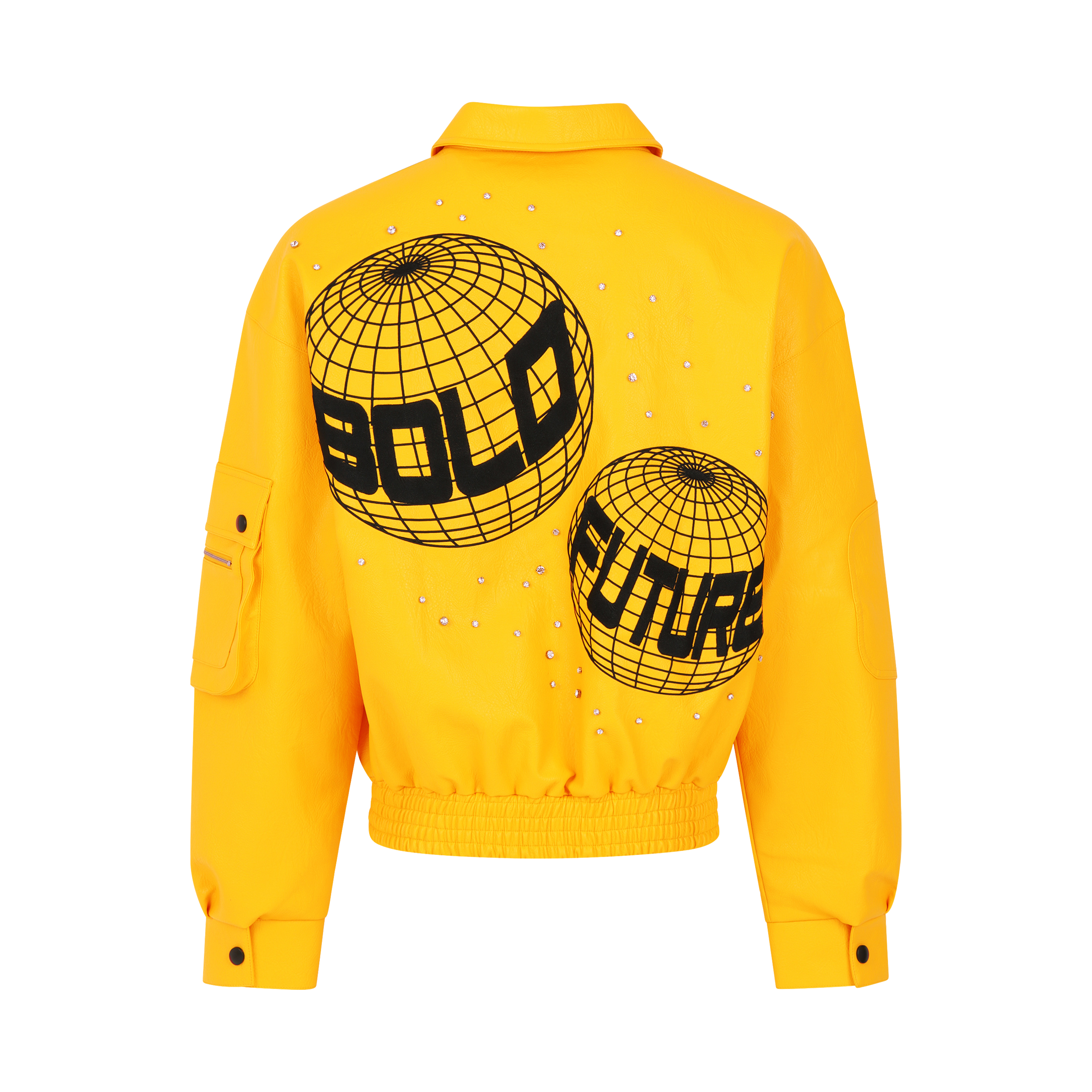 YELLOW LEATHER JACKET