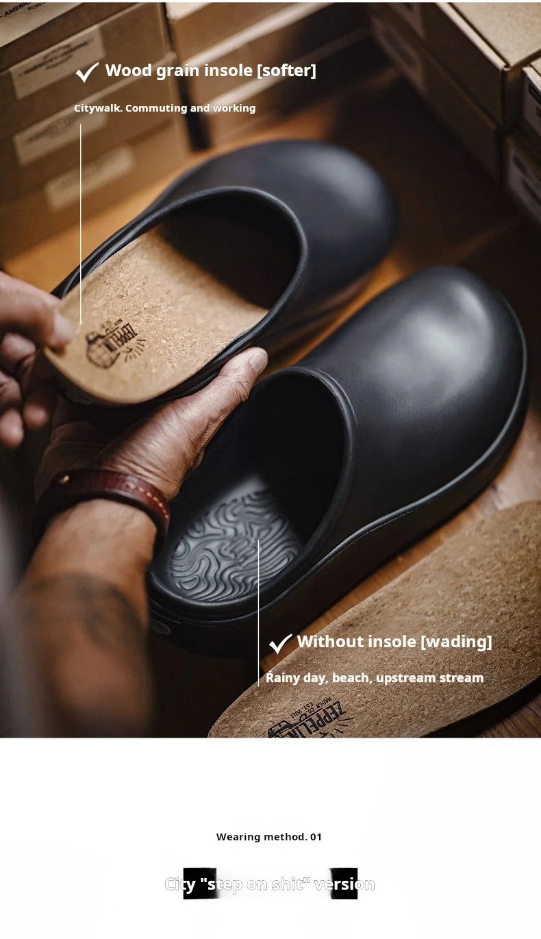 Maden Men’s Slip-On Waterproof EVA Outdoor Sandals