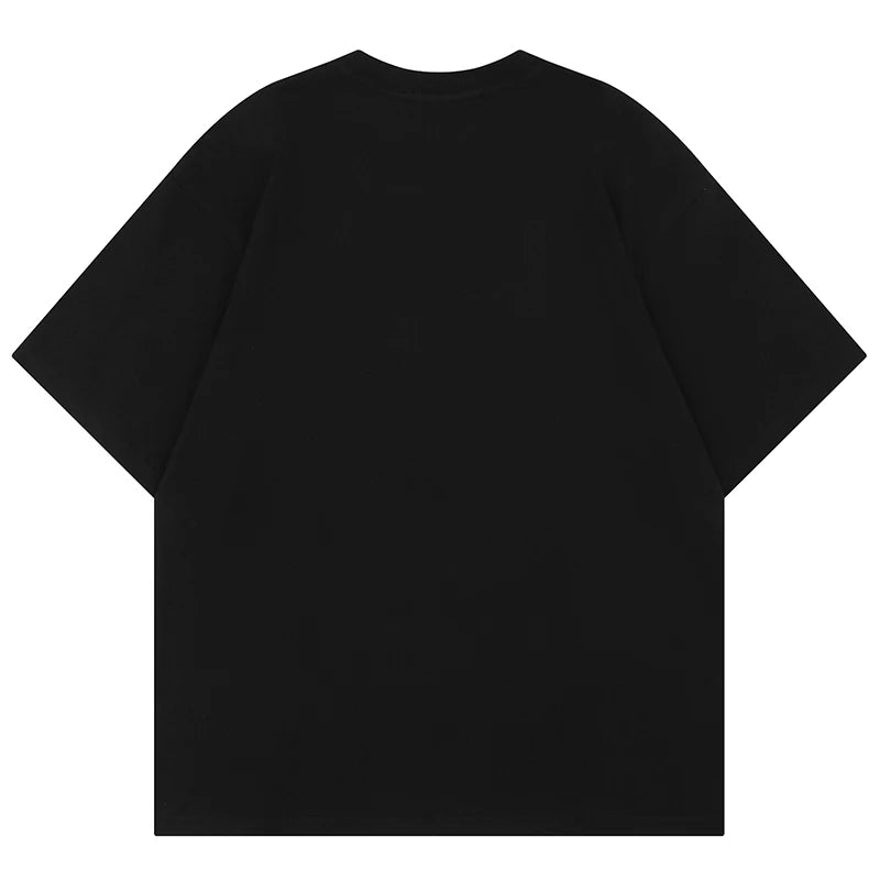 Men’s Oversized Hip Hop Butterfly Graphic Tee