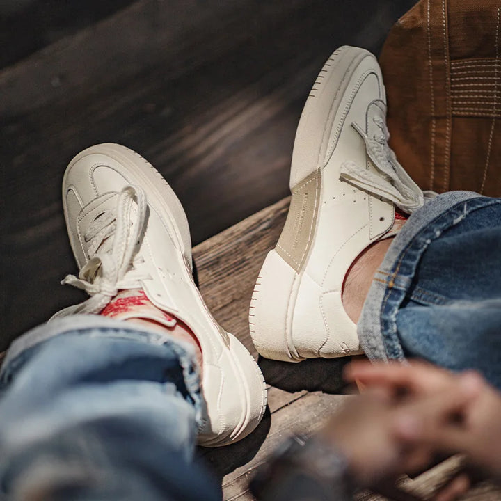 Maden Patchwork Navajo Sneakers – Men’s Chunky Sole Embroidered Casual Shoes