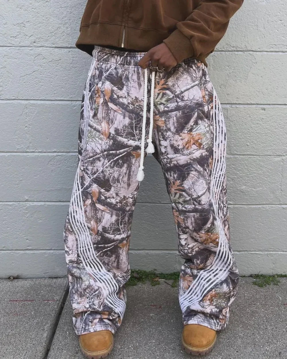 Y2K Camouflage Joggers – Unisex Gothic Harajuku Pants