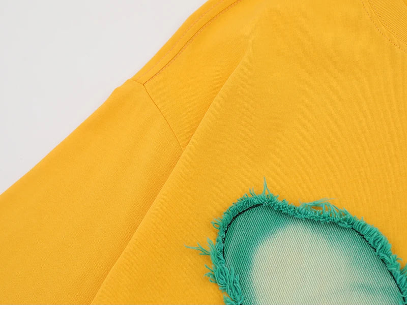 Men’s Oversized Hip Hop Butterfly Graphic Tee