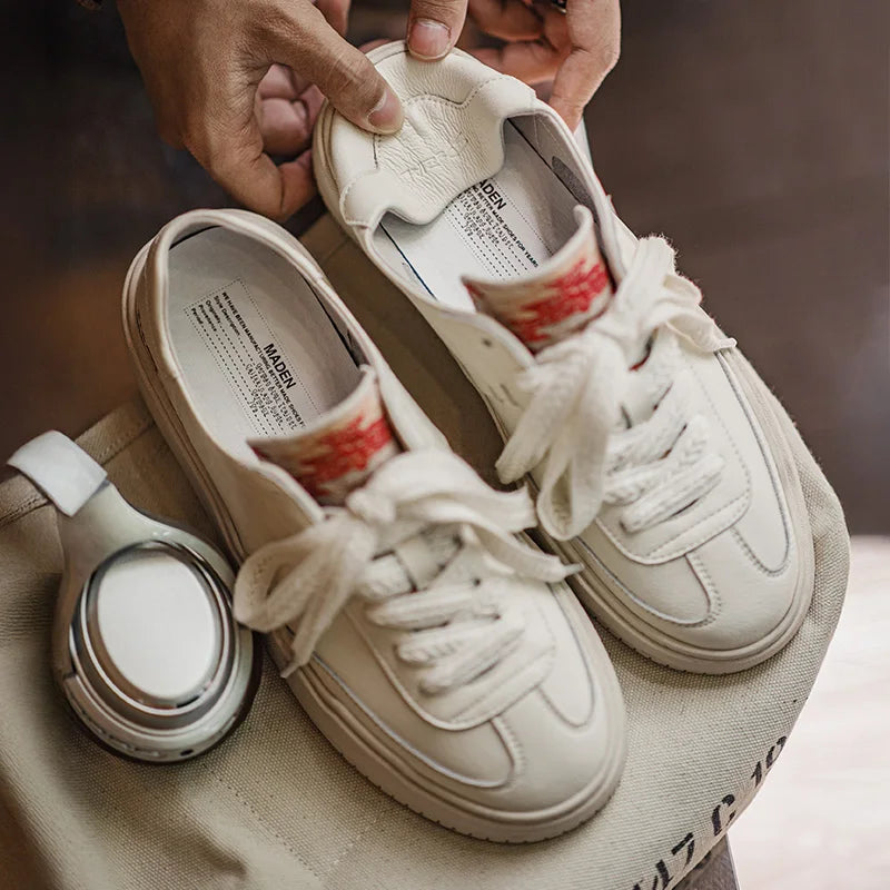 Maden Patchwork Navajo Sneakers – Men’s Chunky Sole Embroidered Casual Shoes