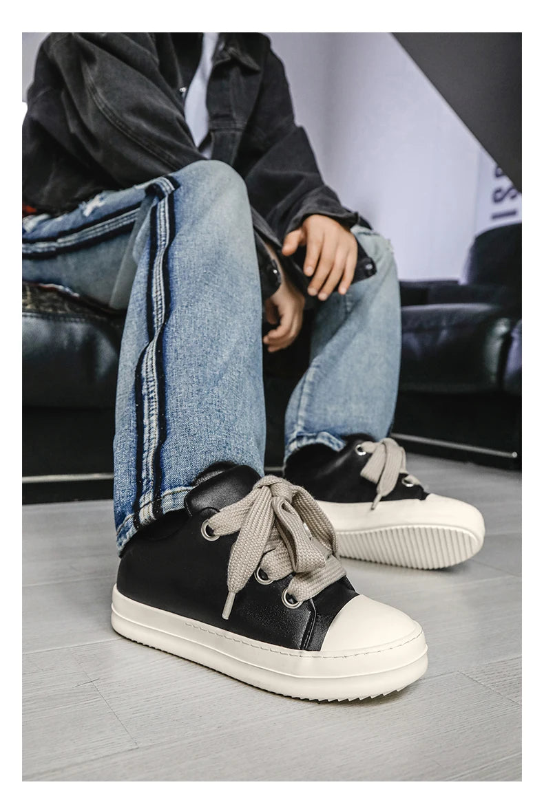 Men’s Autumn Casual Sneakers – Fashion Skateboard Running Walking Shoes