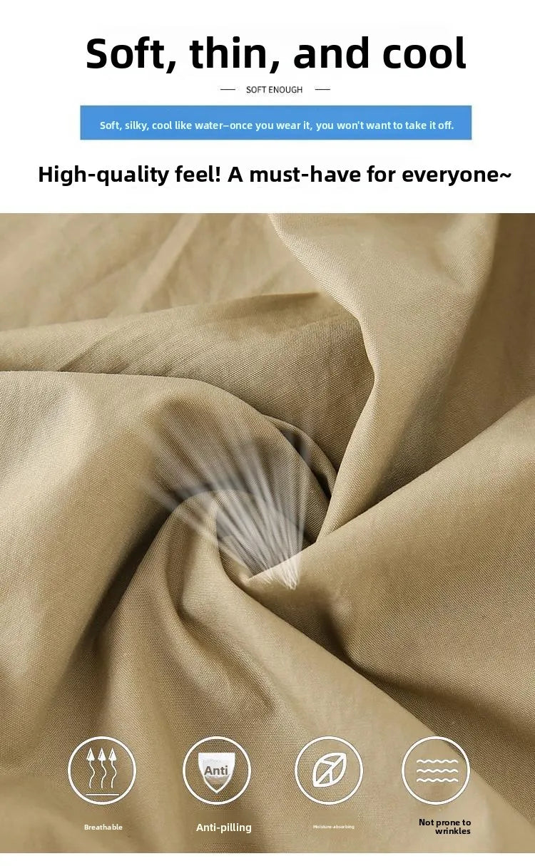 Women’s Retro Workwear Wide-Leg Pants – Summer Drapey Trousers