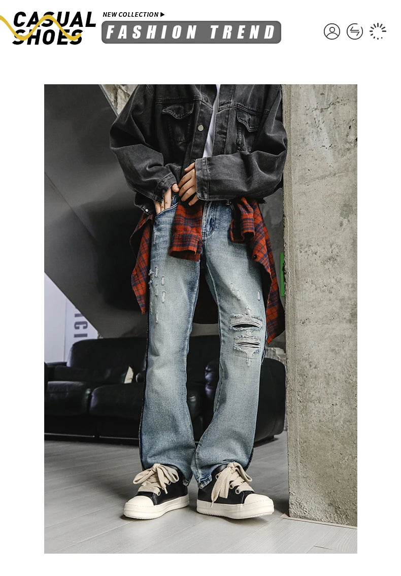 Men’s Autumn Casual Sneakers – Fashion Skateboard Running Walking Shoes