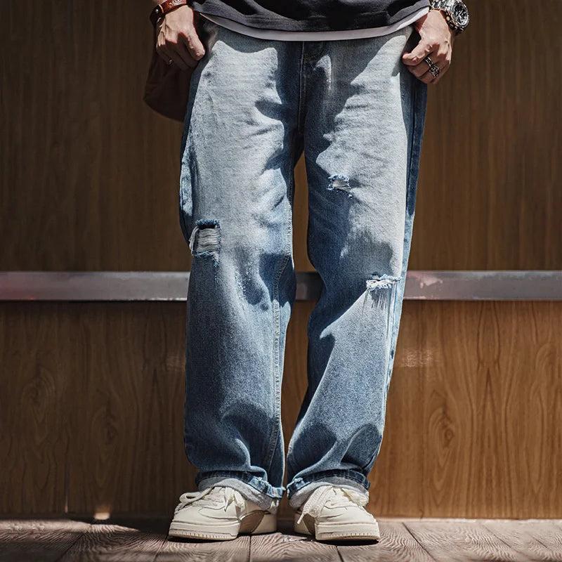 Maden Patchwork Navajo Sneakers – Men’s Chunky Sole Embroidered Casual Shoes