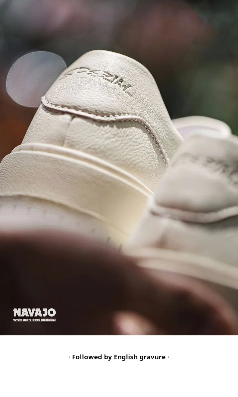 Maden Patchwork Navajo Sneakers – Men’s Chunky Sole Embroidered Casual Shoes