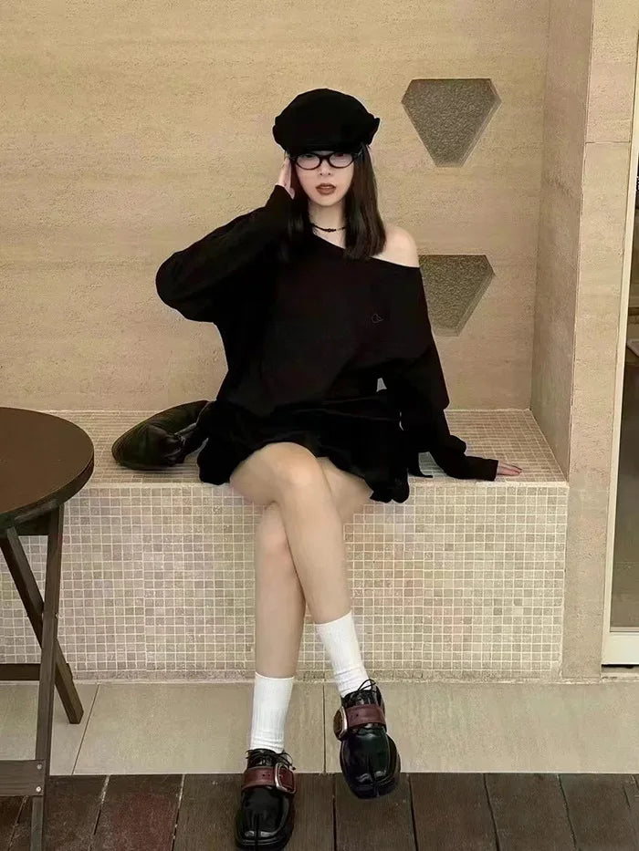 2025 British Style Split-Toe Shoes – Unisex Platform Heightening Loafers