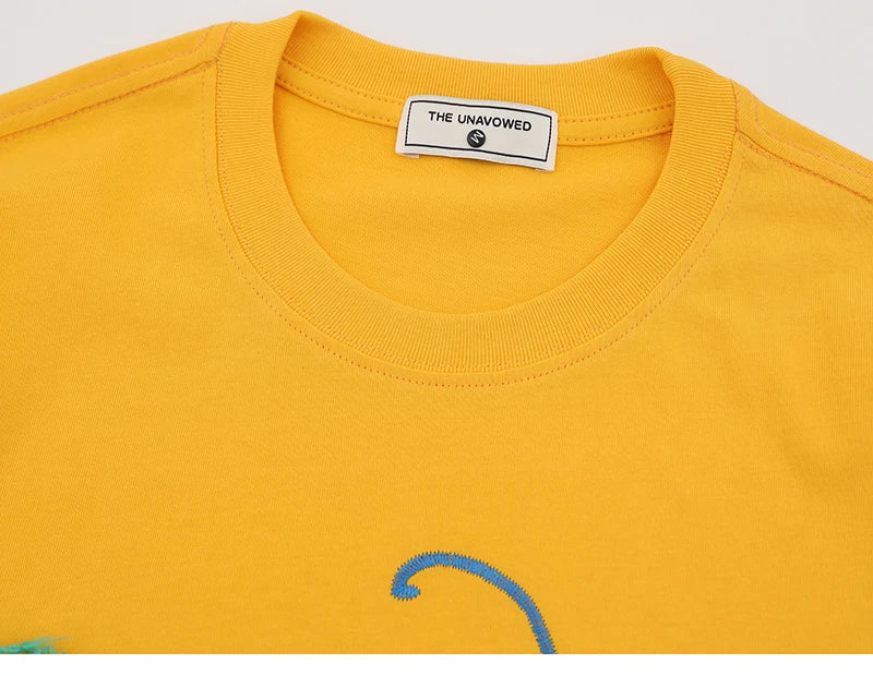 Men’s Oversized Hip Hop Butterfly Graphic Tee