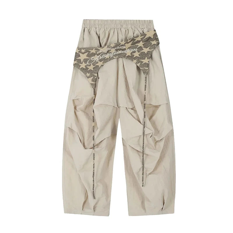 Y2K Patchwork Cargo Pants for Women