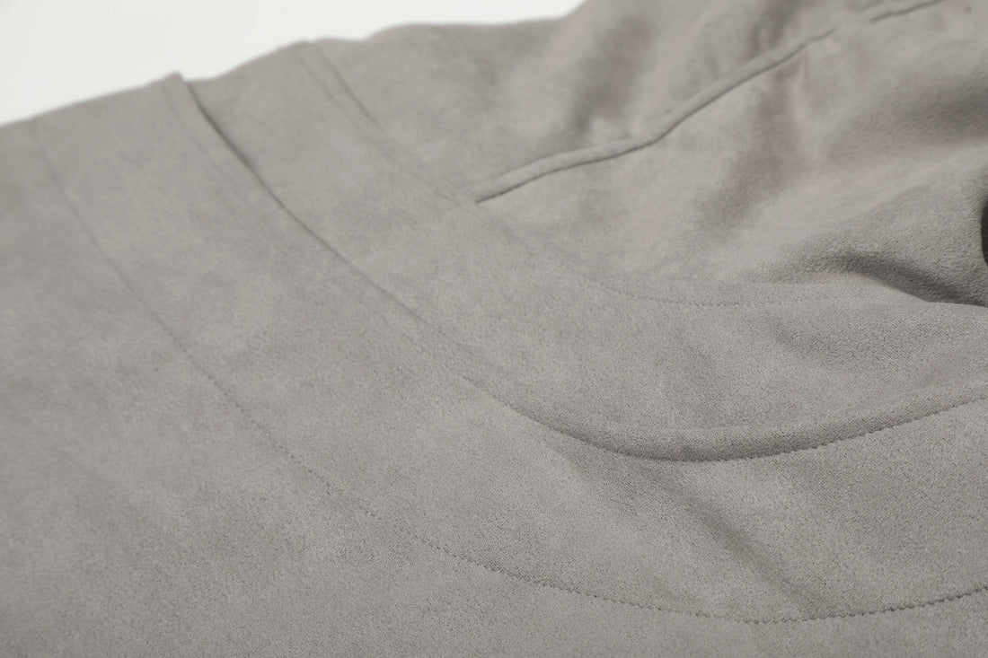 Omirad Reversible Faux Suede Fur Hooded Jacket