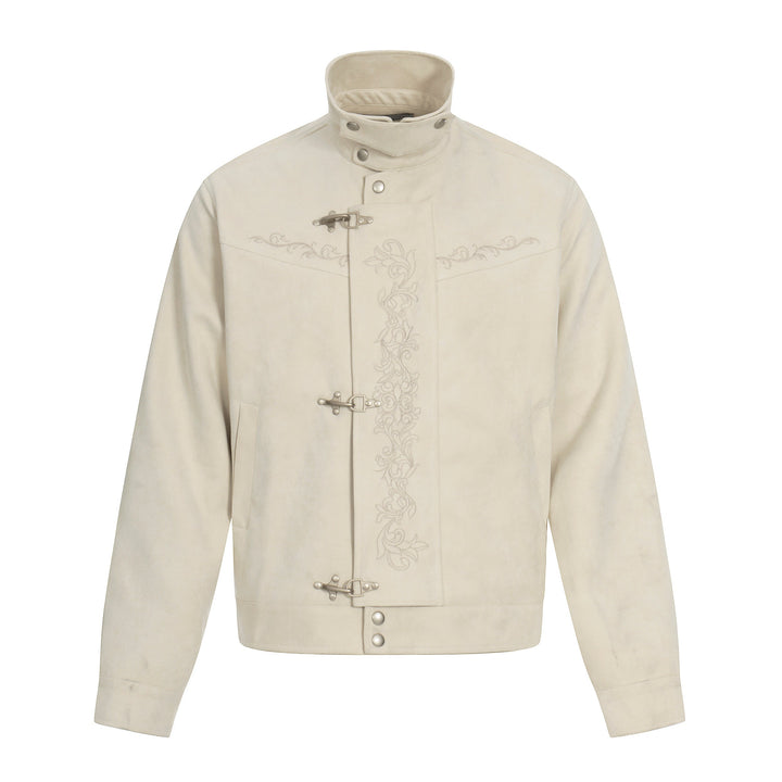 Omirad Toggle-Closure Embroidered Jacket