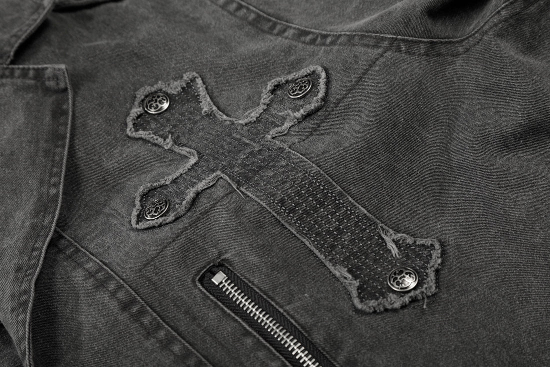 Omirad Vintage Cross Detail Jacket