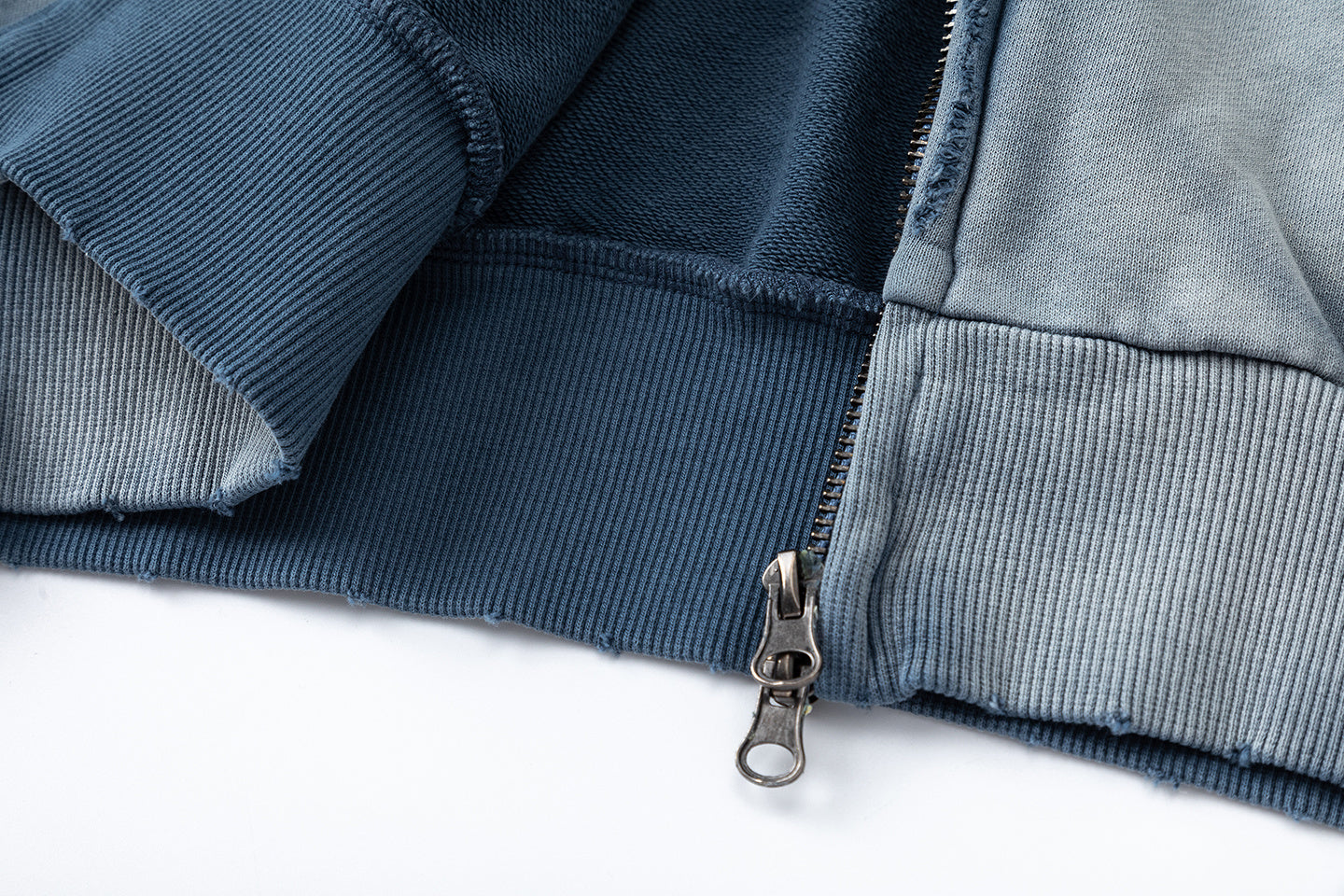 Omirad Vintage Patch Zip-Up Hoodie