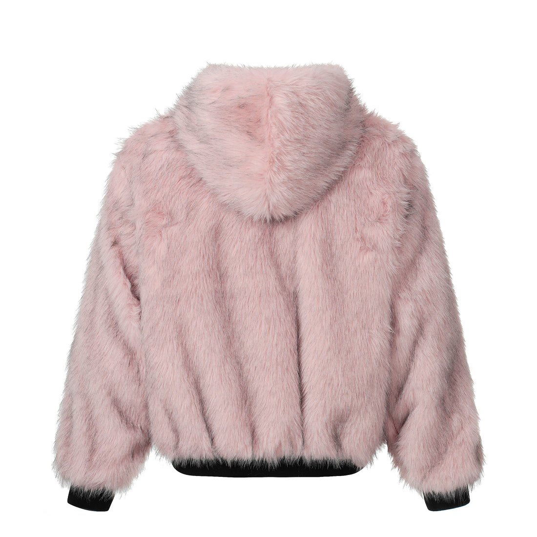Omirad Reversible Faux Suede Fur Hooded Jacket