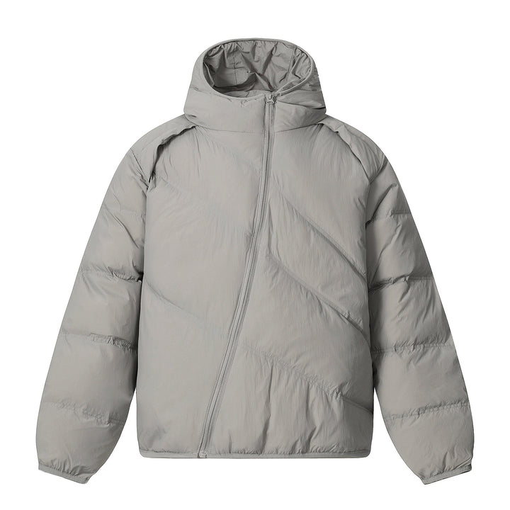 Omirad Asymmetric Zipper Puffer Jacket