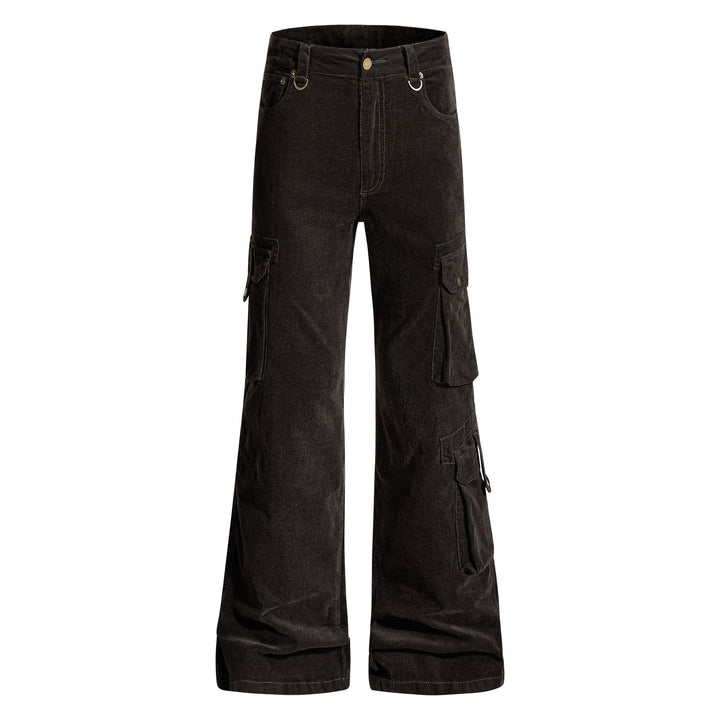 Omirad Washed Utility Flared Pants