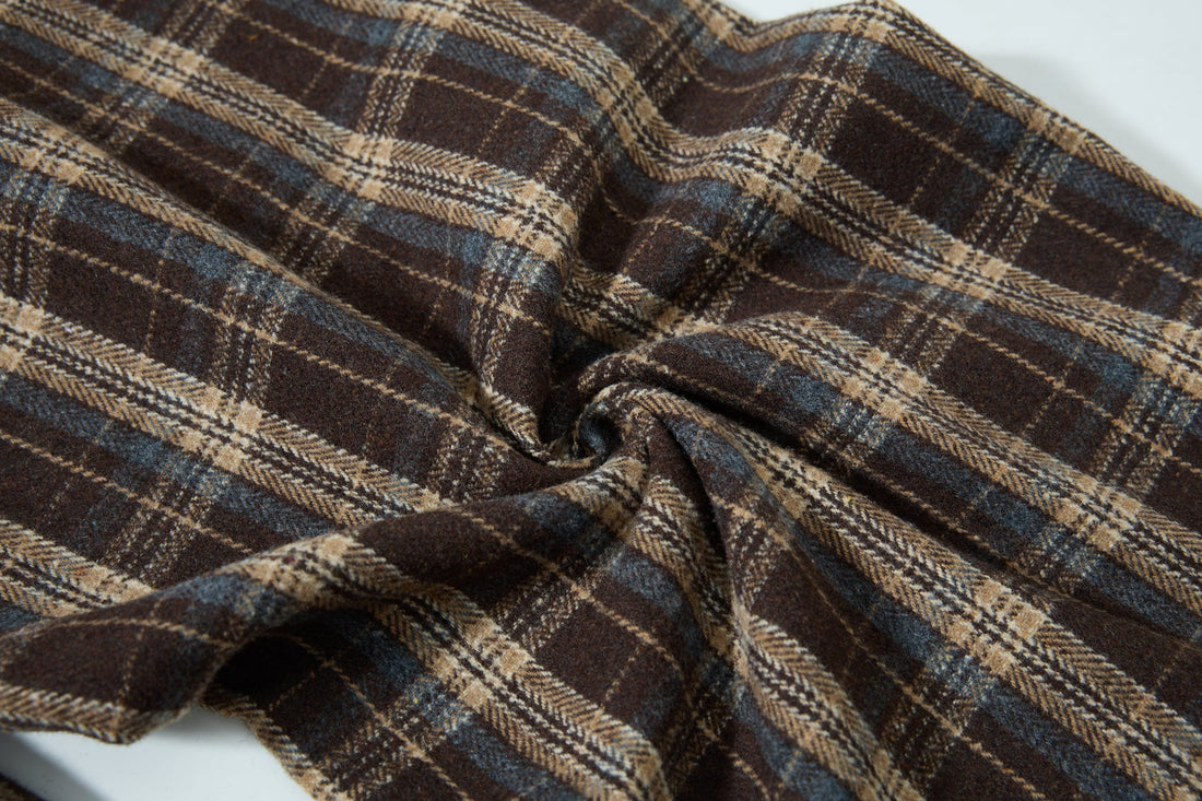 Omirad Vintage Check Wool-Blend Cargo Pants