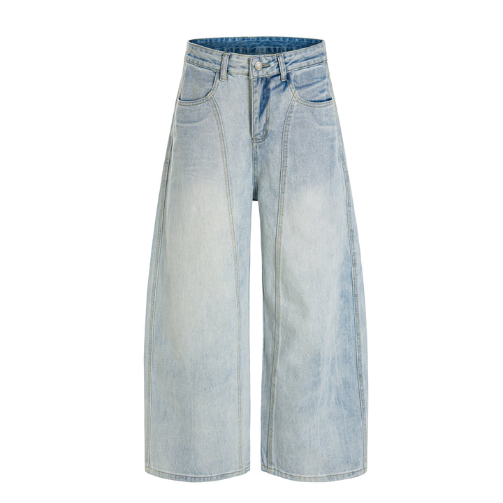 Omirad Vintage Wide-Leg Washed Jeans