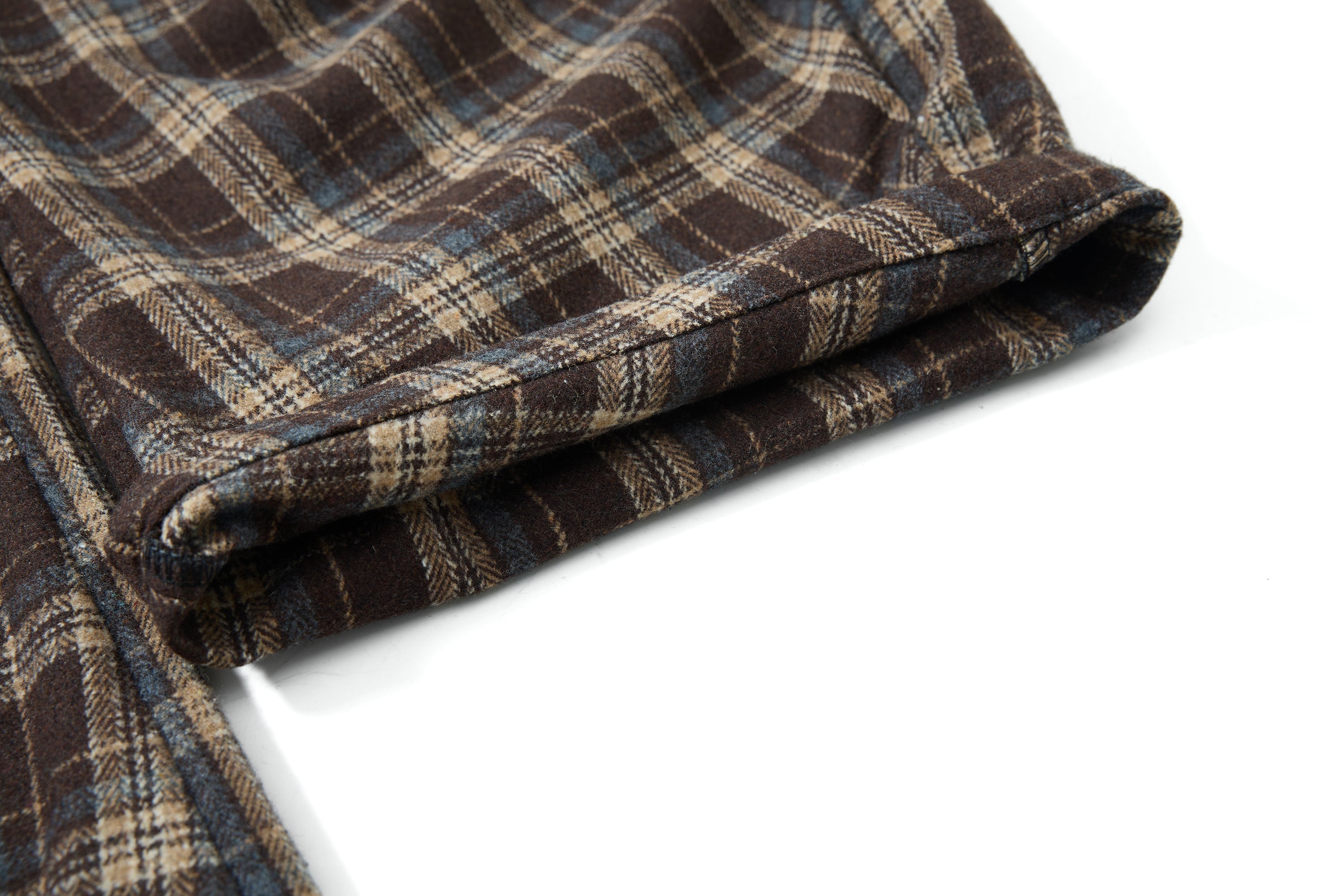 Omirad Vintage Check Wool-Blend Cargo Pants