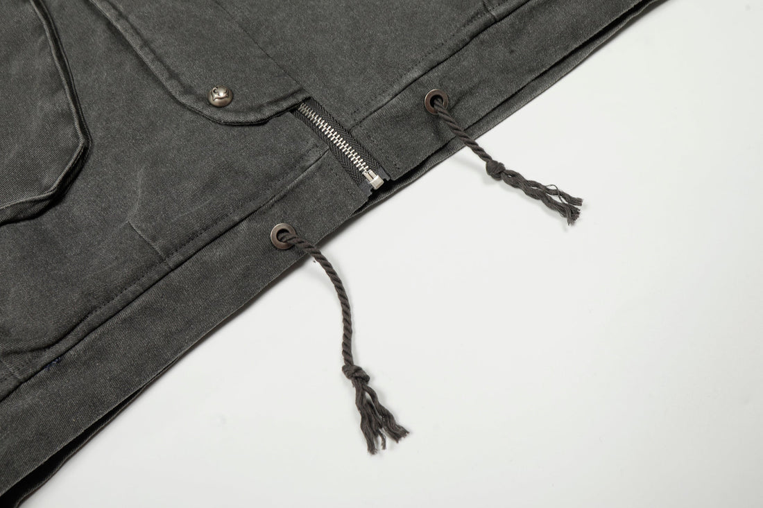 Omirad Washed Utility Hooded Jacket