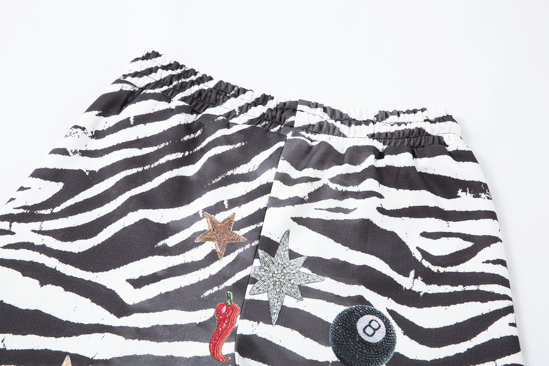 Omirad Zebra Patch Barrel Pants