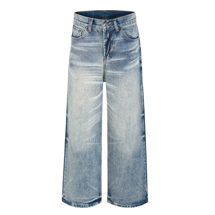 Omirad Vintage Washed Wide-Leg Jeans