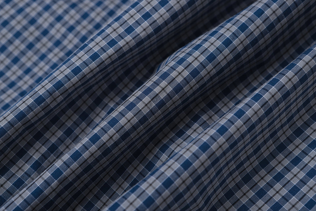 Omirad Patchwork Graphic Plaid Shirt