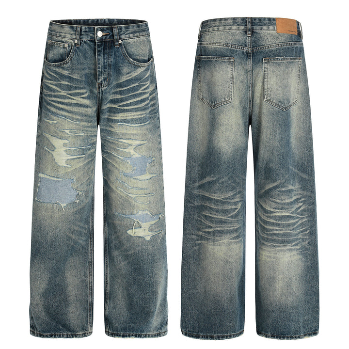Omirad Vintage Washed Distressed Jeans*