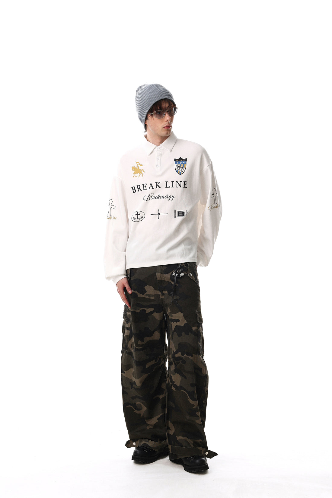 Omirad Break Line Graphic Polo