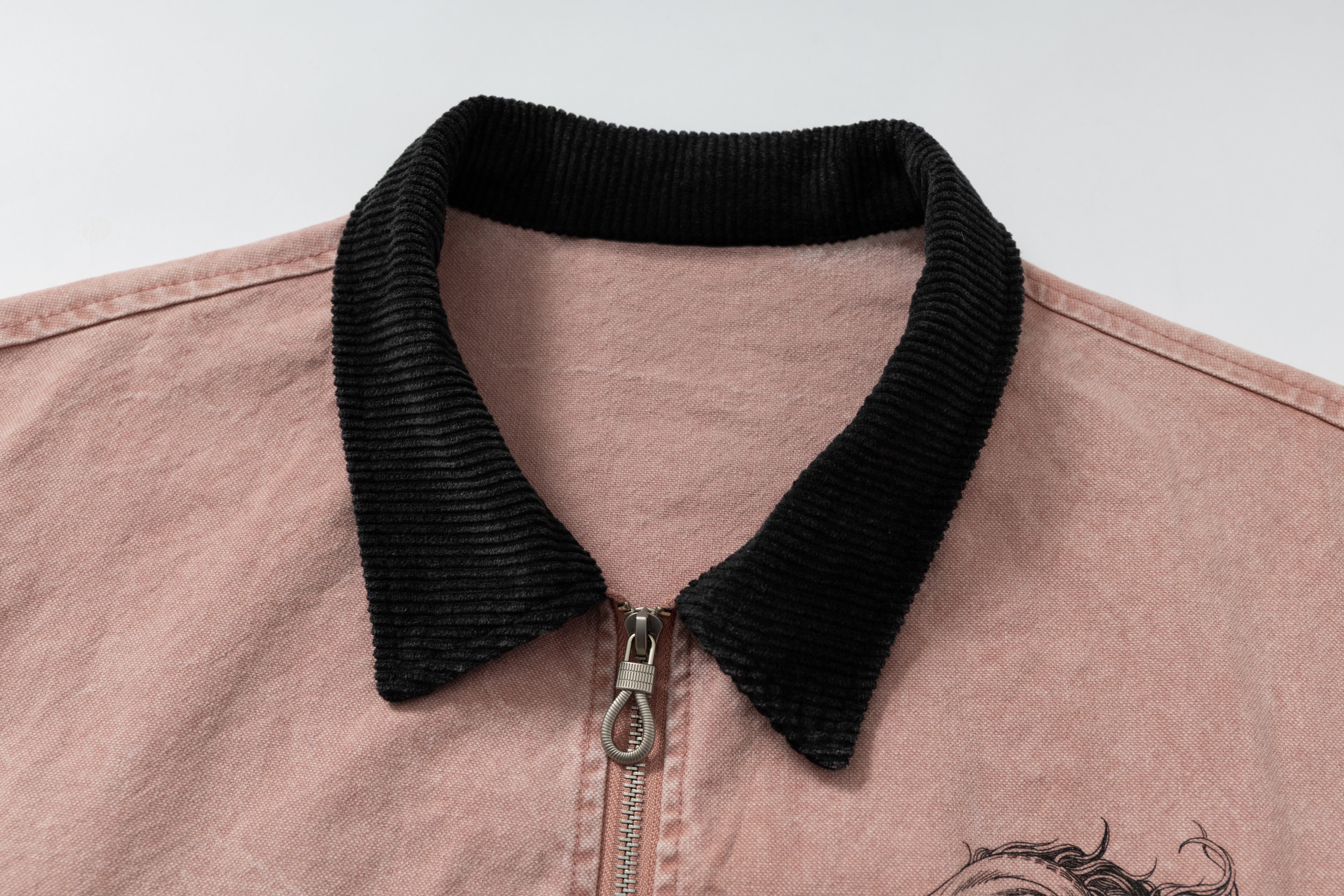 Omirad Washed Zip-Up Jacket