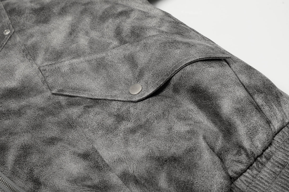 Omirad Washed Faux-Fur Hooded Jacket