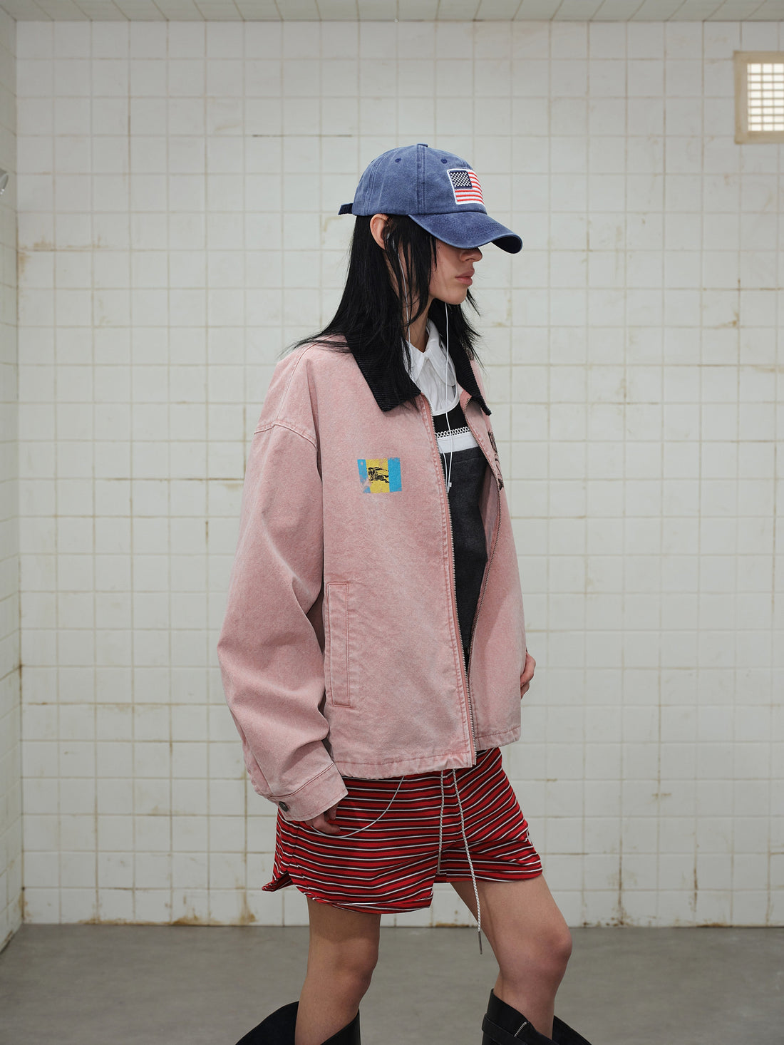 Omirad Washed Zip-Up Jacket