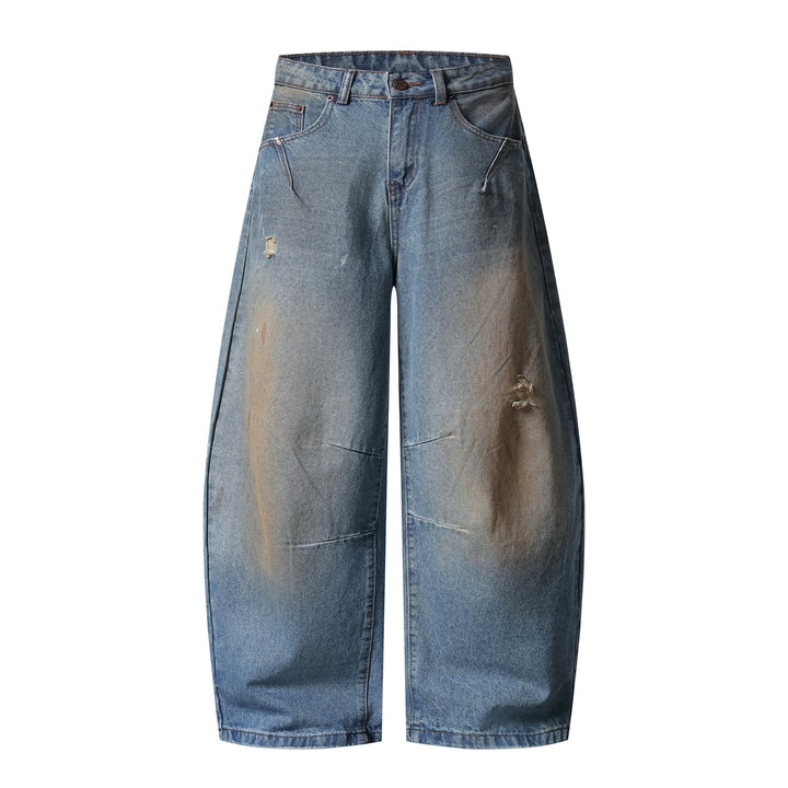 Omirad Vintage Washed Distressed Jeans