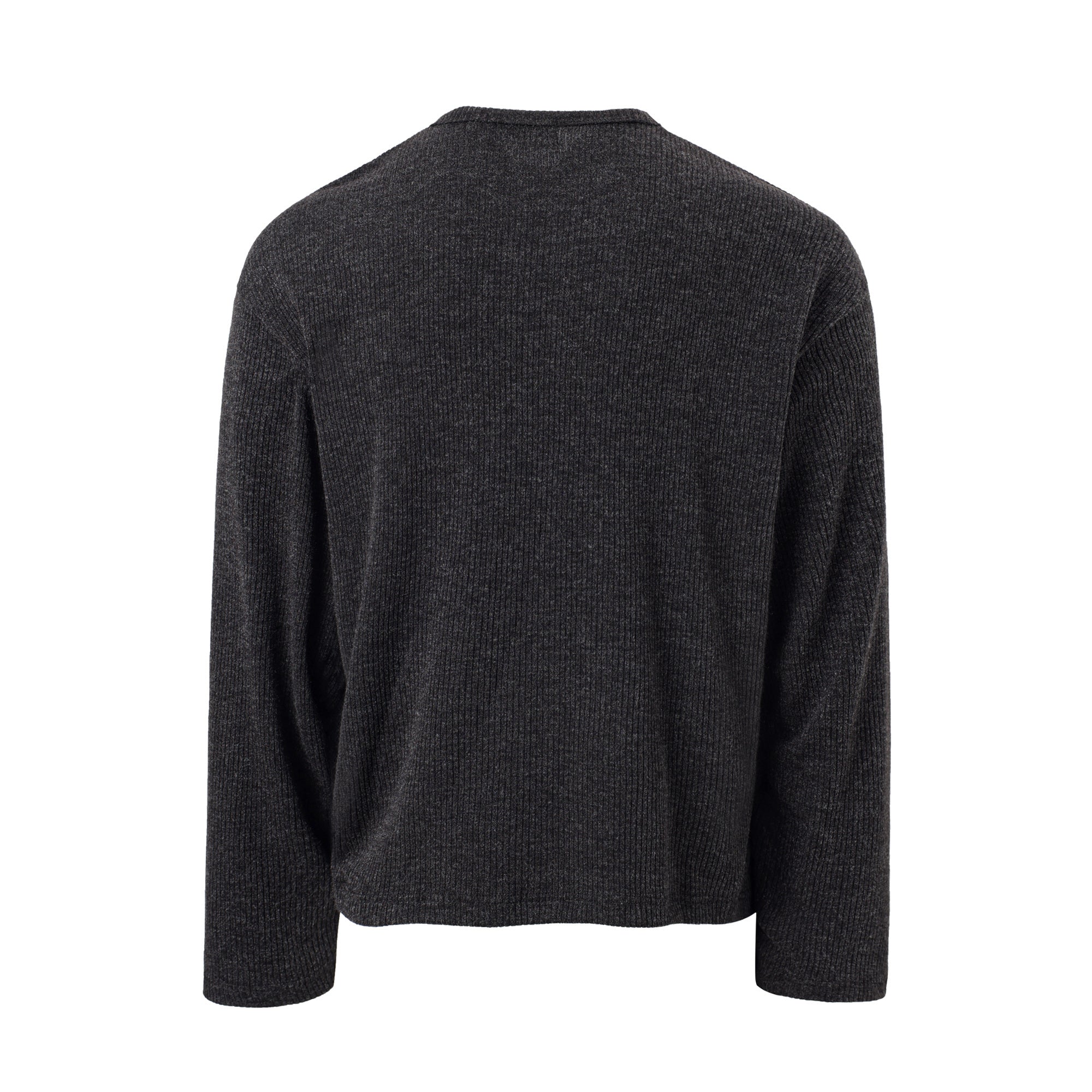 Omirad Ribbed Texture Long-Sleeve Tee