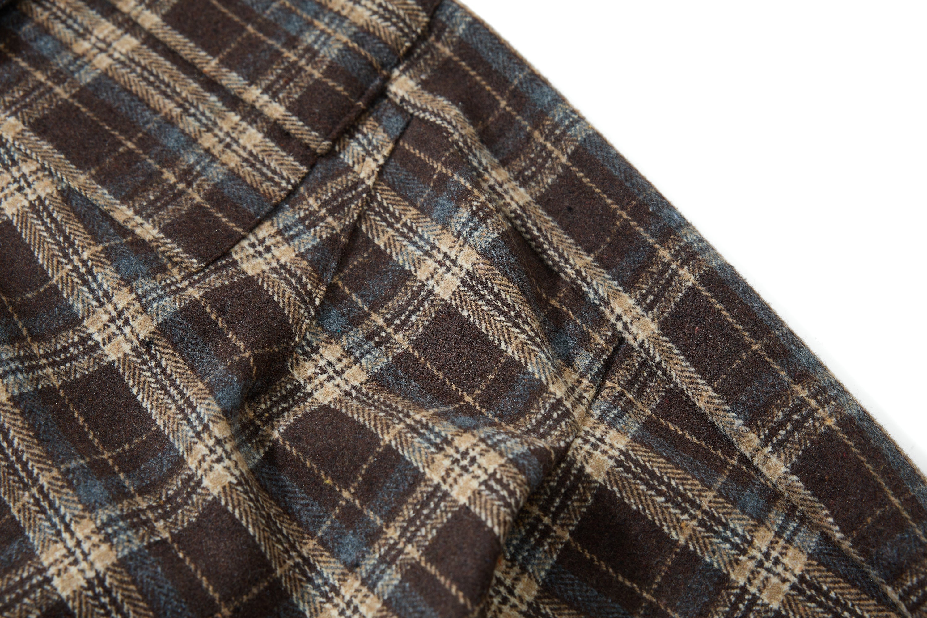 Omirad Vintage Check Wool-Blend Cargo Pants