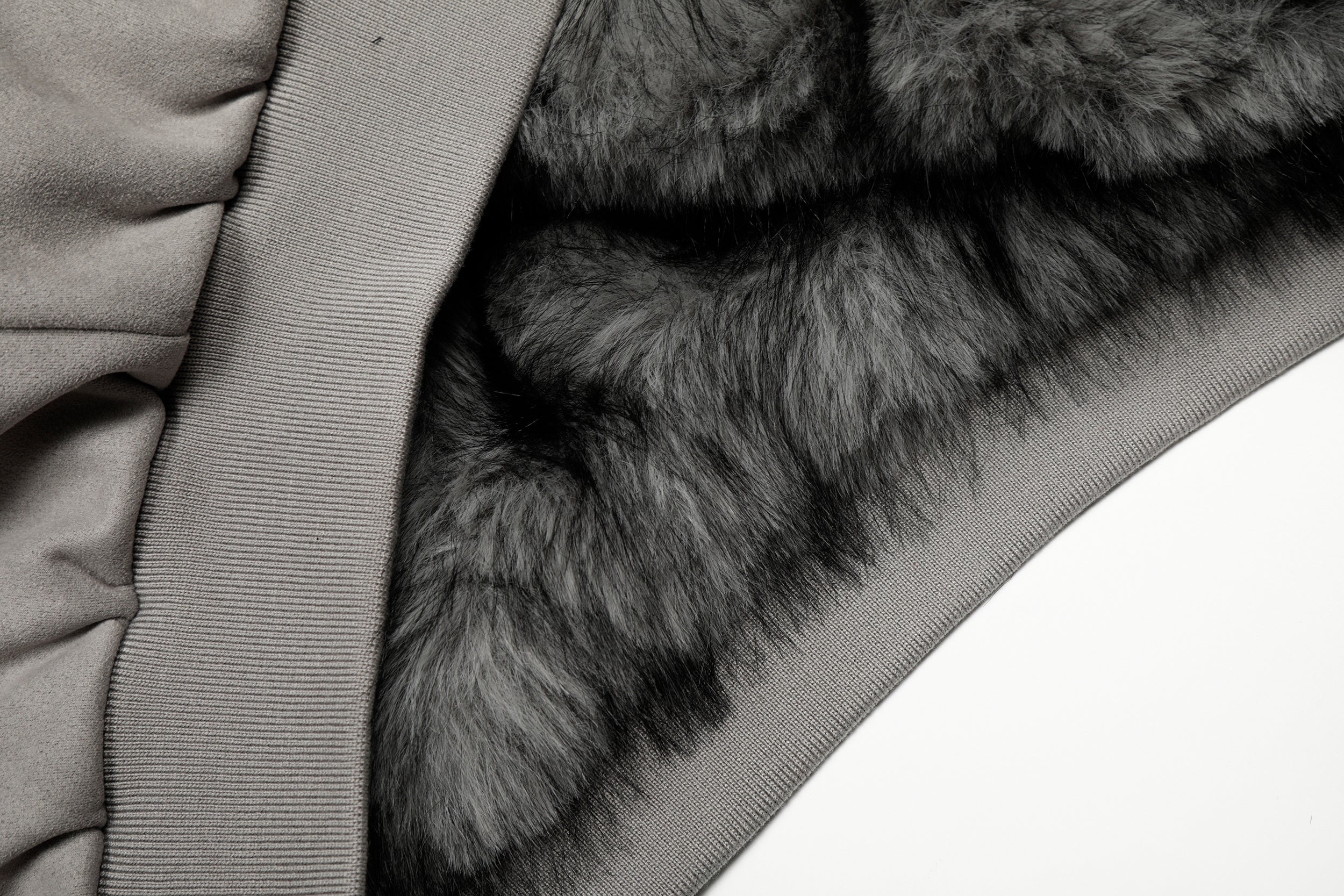 Omirad Reversible Faux Suede Fur Hooded Jacket