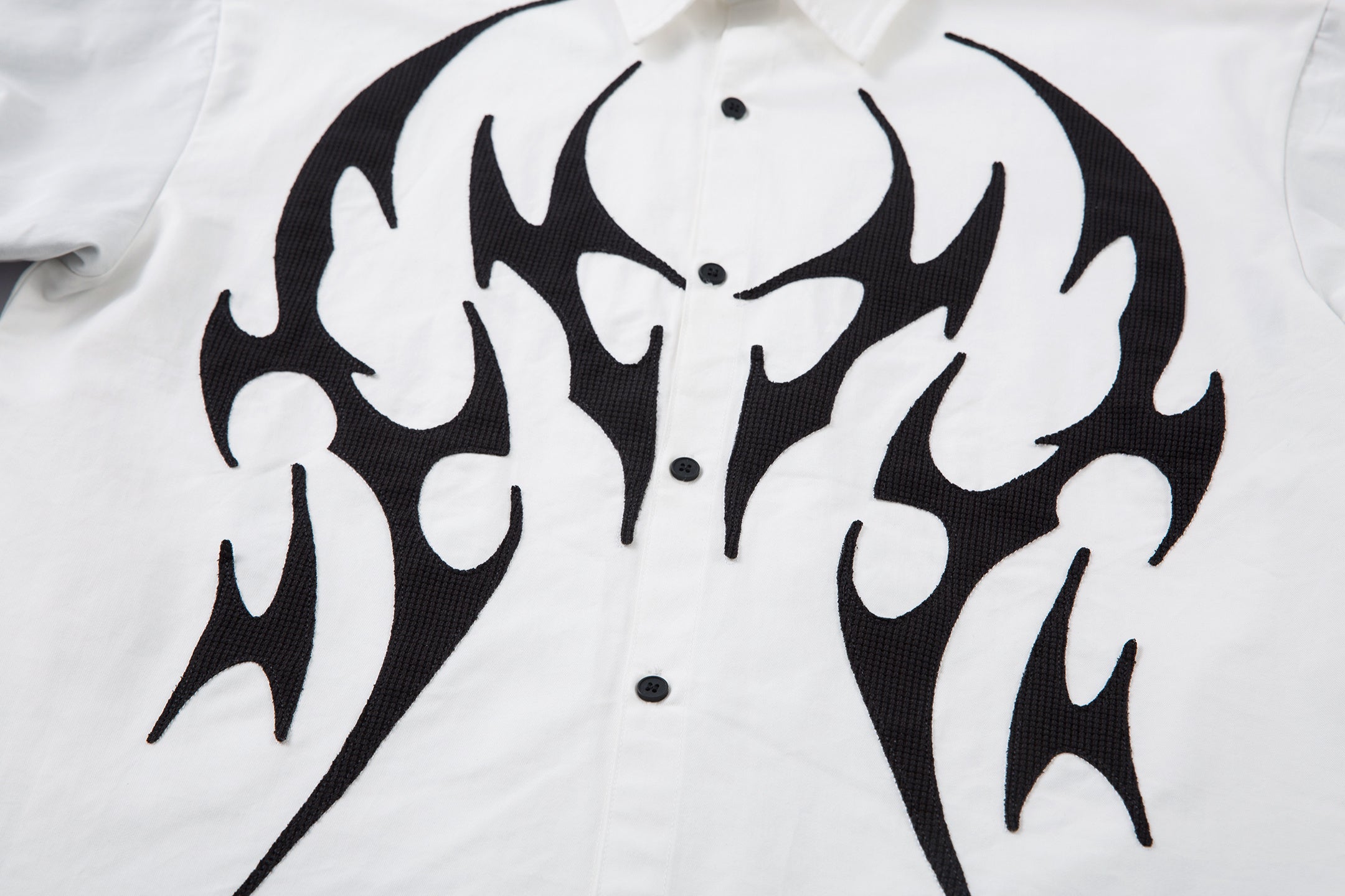 Omirad Tribal Flame Layered Shirt