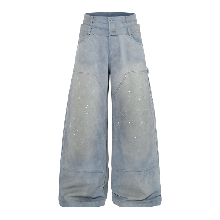 Omirad Vintage Workwear Wide-Leg Pants