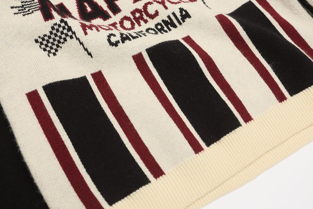 Omirad Motorcycle Knit Sweater