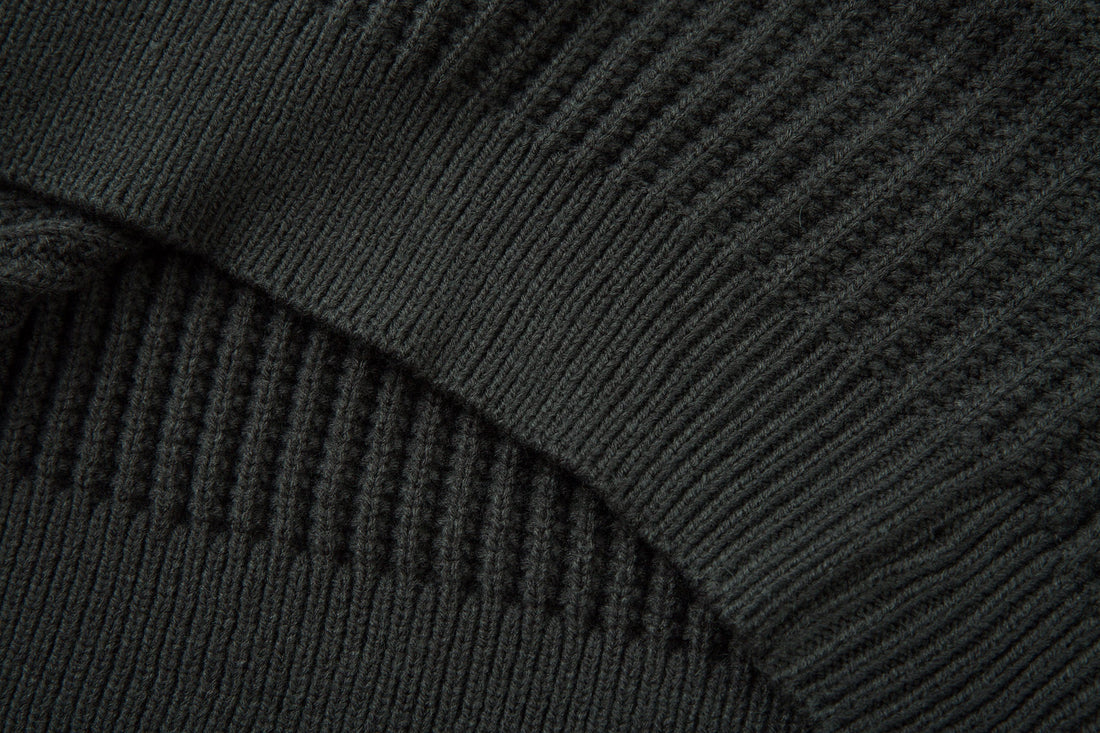 Omirad Minimalist Half-Zip Knit Sweater