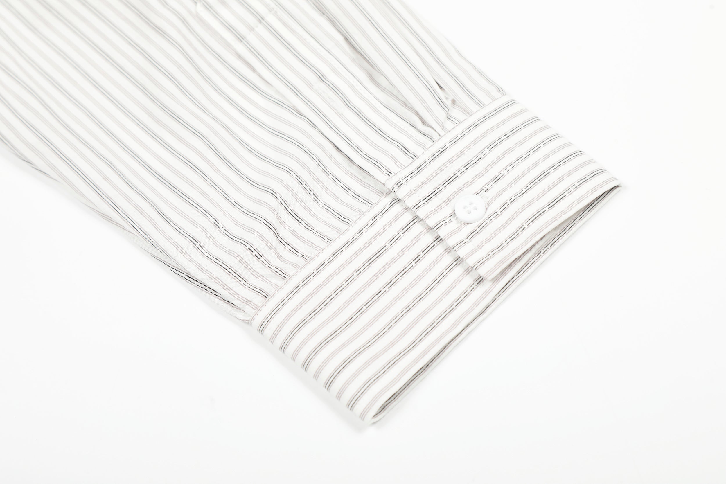 Omirad Striped Logo Button-Up Shirt