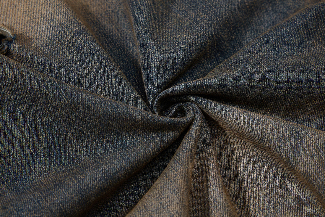 Omirad Vintage Distressed Denim Jacket