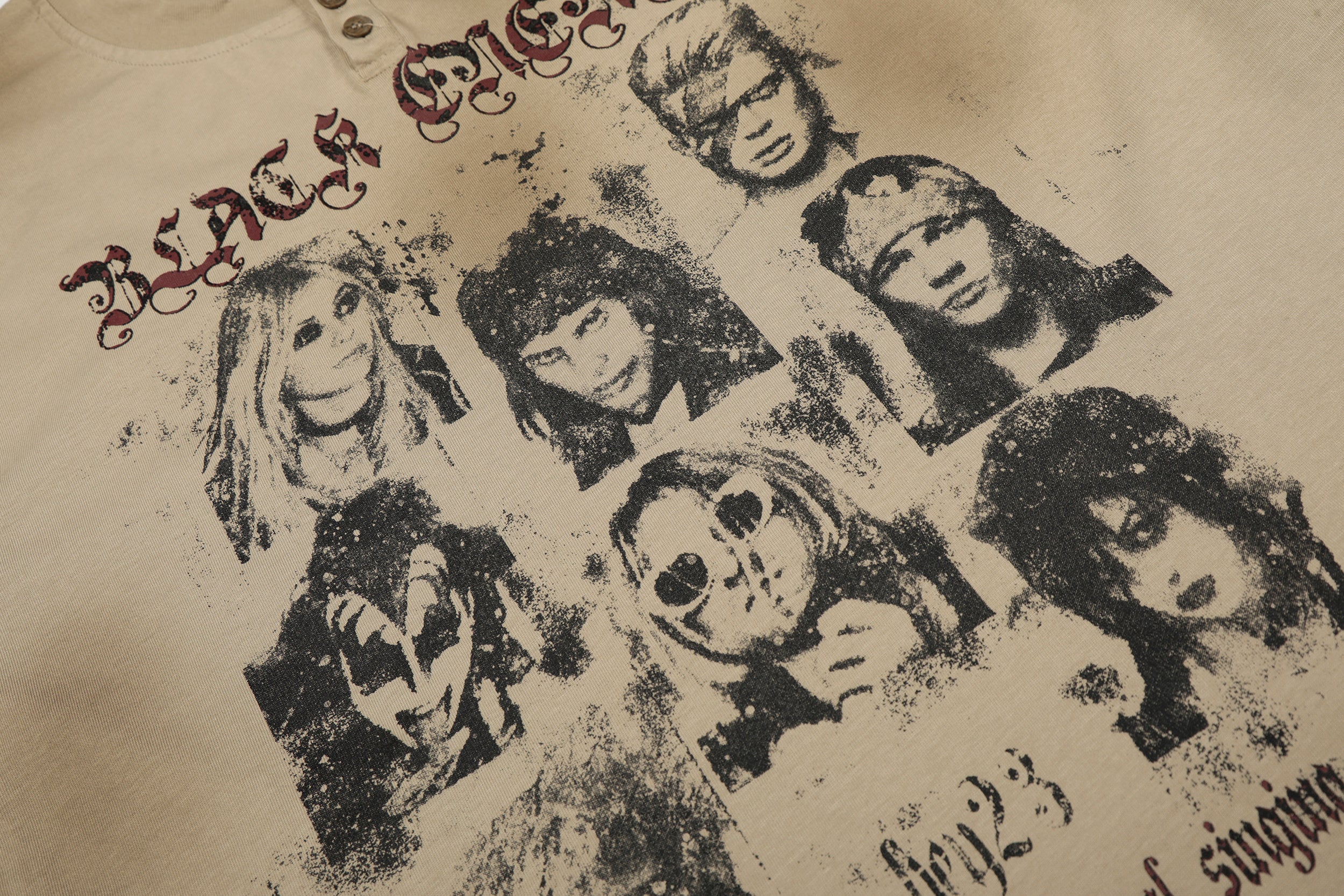 Omirad Vintage Portrait Layered Tee